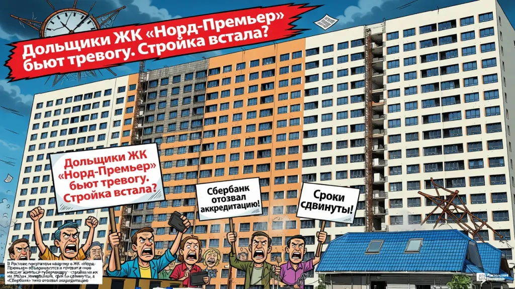 Дольщики ЖК «Норд-Премьер» бьют тревогу. Стройка встала?